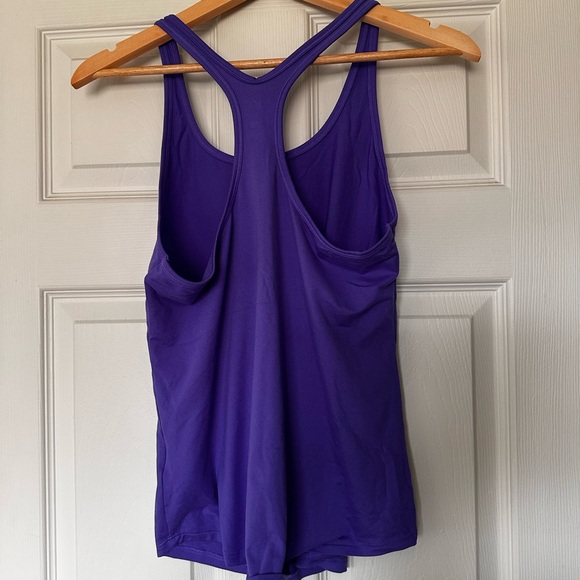 DSG Purple Racerback Workout Tank - Picture 2 of 2